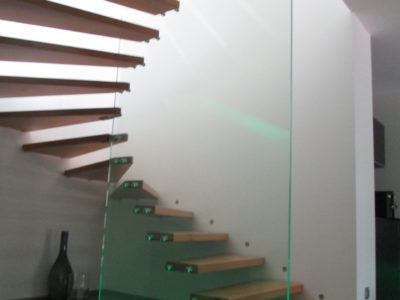 garde corps verre sur mesure pour interieur