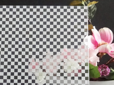 verre extra clair grafica damier 10