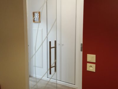 porte coulissante en verre sur mesure