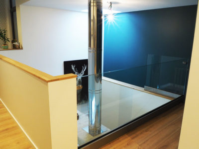 balustrade en verre sur mesure