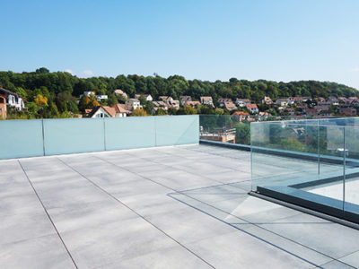 garde corps en verre feuillete trempe sur mesure