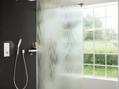 verre de securit imprime design pour pare douche sur mesure