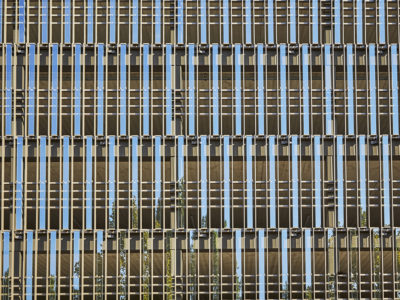 Verre réfléchissant pour façade