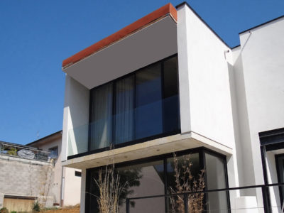 Balustrade en verre pour balcon