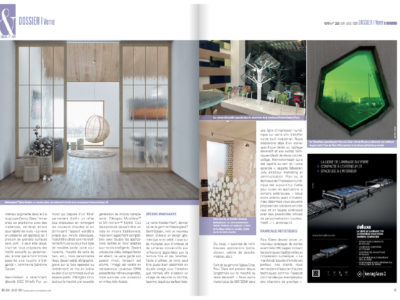 verre decoratif innovant publication magazine