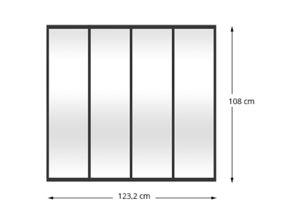 Verrière 4 vitrages