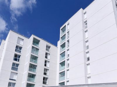 Brise-soleil en verre pour Bâtiment Résidentiel